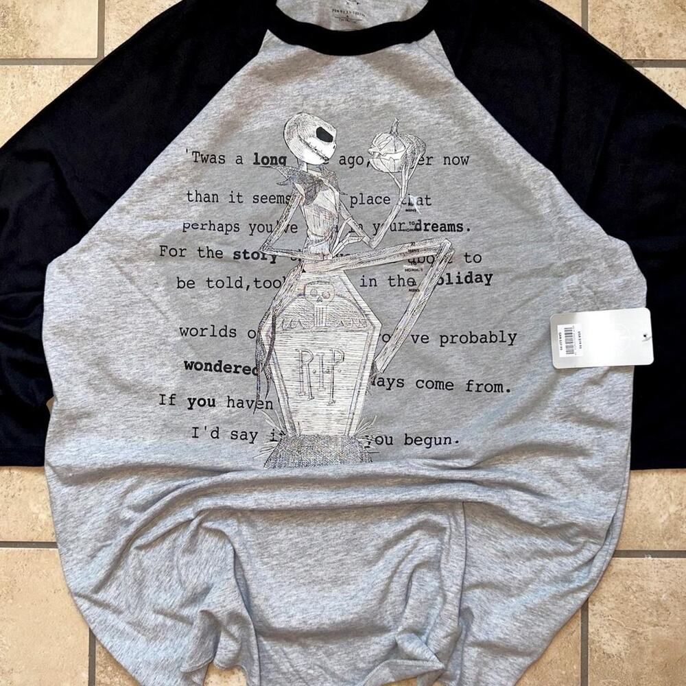 NWT Walt Disney World Nightmare Before Christmas Shirt - Size XL